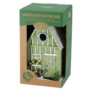 Esschert Design Tit Birdhouse Garden Shed - Perfect for Birds