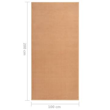 Runner Rug BCF Beige 100x200 cm - Comfortable & Durable