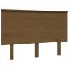 Honey Brown Bed Headboard - Solid Wood Pine | Hipomarket