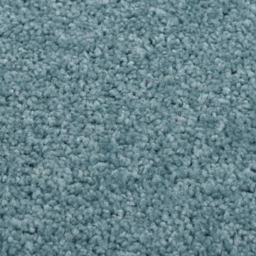 Elegant Blue Short Pile Rug 240x340 cm - Hipomarket UK