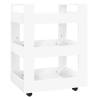 Stylish Kitchen Trolley in White - 60x45x80 cm | Hipo Market