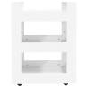 Stylish Kitchen Trolley in White - 60x45x80 cm | Hipo Market