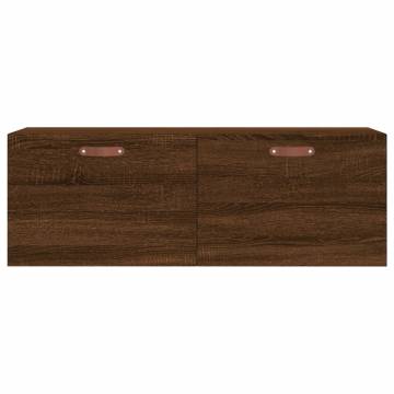 Brown Oak Wall Cabinet | 100x36.5x35 cm | Hipomarket