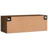 Brown Oak Wall Cabinet | 100x36.5x35 cm | Hipomarket