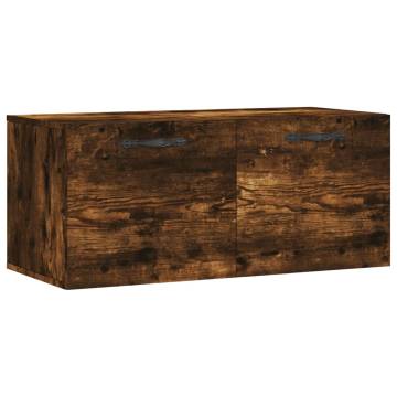 Wall Cabinet Smoked Oak 80x36.5 cm - Stylish & Practical Storage