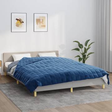 Weighted Blanket Blue 200x225 cm - Comfort Sleep Solution