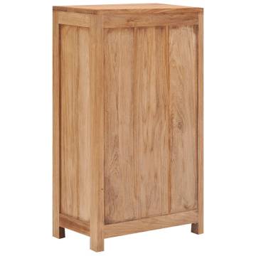 Rustic Solid Teak Wood Sideboard - 50x30x90 cm | HipoMarket