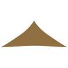 Sunshade Sail 160 g/m² Taupe - 3.6x3.6 m HDPE