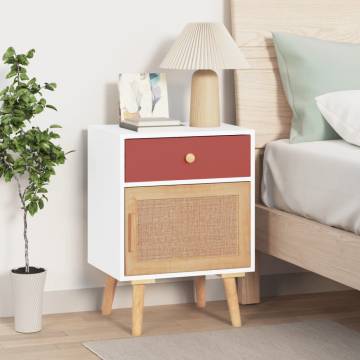 Stylish White Bedside Cabinets Set - 2 pcs | Hipomarket