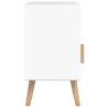 Stylish White Bedside Cabinets Set - 2 pcs | Hipomarket