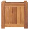 Raised Bed 30x30 cm Solid Teak Wood Planter | HipoMarket