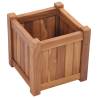 Raised Bed 30x30 cm Solid Teak Wood Planter | HipoMarket