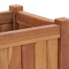 Raised Bed 30x30 cm Solid Teak Wood Planter | HipoMarket