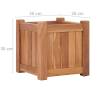 Raised Bed 30x30 cm Solid Teak Wood Planter | HipoMarket