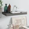 Floating Wall Shelf High Gloss Grey 40x23x3.8 cm MDF Colour high gloss grey Size 40 x 23 x 3.8 cm Quantity in Package 1 Number of Pieces 