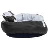 Reversible & Washable Dog Cushion - Grey and Black 85x70 cm