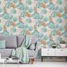 DUTCH WALLCOVERINGS Monstera Leaves Green Wallpaper