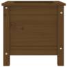 Garden Planter Honey Brown 40x40x39 cm Solid Pine Wood