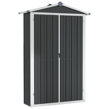 Garden Shed Anthracite 116x45x175 cm - Durable Galvanised Steel