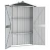 Garden Shed Anthracite 116x45x175 cm - Durable Galvanised Steel