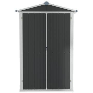 Garden Shed Anthracite 116x45x175 cm - Durable Galvanised Steel