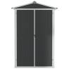 Garden Shed Anthracite 116x45x175 cm - Durable Galvanised Steel