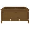 Garden Planter Honey Brown - Solid Pine 82.5x82.5x39 cm