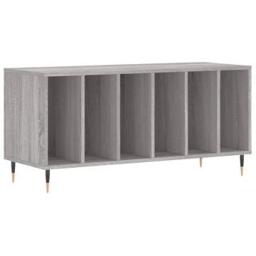 Stylish Grey Sonoma Record Cabinet - 100x38x48 cm | Hipo Market