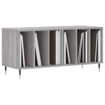 Stylish Grey Sonoma Record Cabinet - 100x38x48 cm | Hipo Market