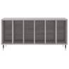 Stylish Grey Sonoma Record Cabinet - 100x38x48 cm | Hipo Market