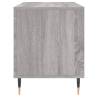 Stylish Grey Sonoma Record Cabinet - 100x38x48 cm | Hipo Market