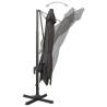 Cantilever Umbrella with LED Lights - 300 cm Anthracite