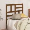 Bed Headboard Honey Brown 106x4x104 cm Solid Wood Pine Colour honey brown Size 106 x 104 cm Quantity in Package 1 