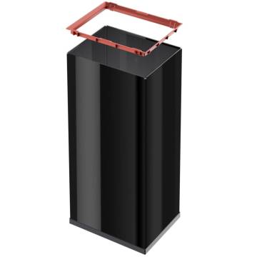 Hailo Big-Box Swing Waste Bin XL 52L Black - Hipomarket UK