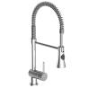 SCHÜTTE Sink Mixer with Spiral Spring CORNWALL Low Pressure Chrome Colour silver 