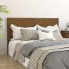 Bed Headboard Honey Brown 125.5x4x100 cm Solid Pine Wood Colour honey brown Size 125.5 x 100 cm Quantity in Package 1 