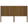 Honey Brown Bed Headboard - Solid Pine Wood | Hipomarket