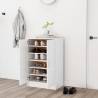 Shoe Cabinet White 60x35x92 cm Engineered Wood Colour white Quantity in Package 1 Number of Number of shelves 