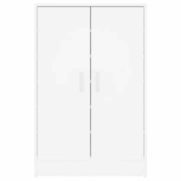 Shoe Cabinet White 60x35x92 cm | Durable Engineered Wood