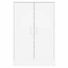 Shoe Cabinet White 60x35x92 cm | Durable Engineered Wood