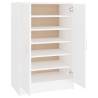 Shoe Cabinet White 60x35x92 cm | Durable Engineered Wood