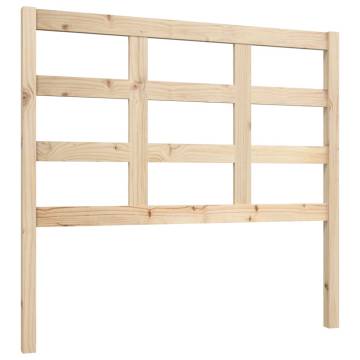 Stylish Solid Pine Bed Headboard | 105.5x4x100 cm