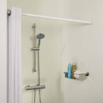 Sealskin Telescopic Shower Curtain Rod 80-130 cm - White