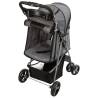 TRIXIE Folding Pet Stroller for Dogs & Cats - Grey