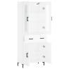 Stylish Highboard White 69.5x34x180 cm - Durable & Elegant