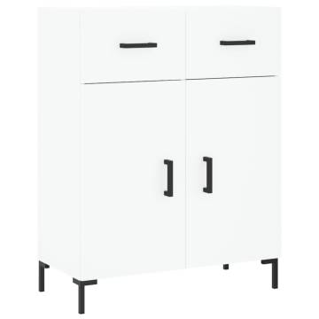 Stylish Highboard White 69.5x34x180 cm - Durable & Elegant