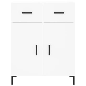 Stylish Highboard White 69.5x34x180 cm - Durable & Elegant