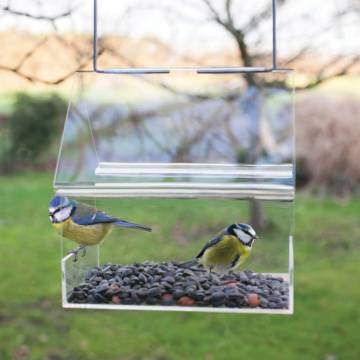 Esschert Design Hanging Birdtable House Acrylic - Bird Feeder