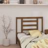 Bed Headboard Honey Brown 106x4x100 cm Solid Wood Pine Colour honey brown Size 106 x 100 cm Quantity in Package 1 