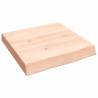 Wall Shelf 40x40x(2-6) cm Untreated Solid Wood Oak Colour natural Size 40 x 40 x 6 cm Quantity in Package 1 Number of Pieces 